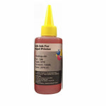 100ml Refill Ink For HP Canon Lexmark Dell Brother Inkjet Printer - YELLOW