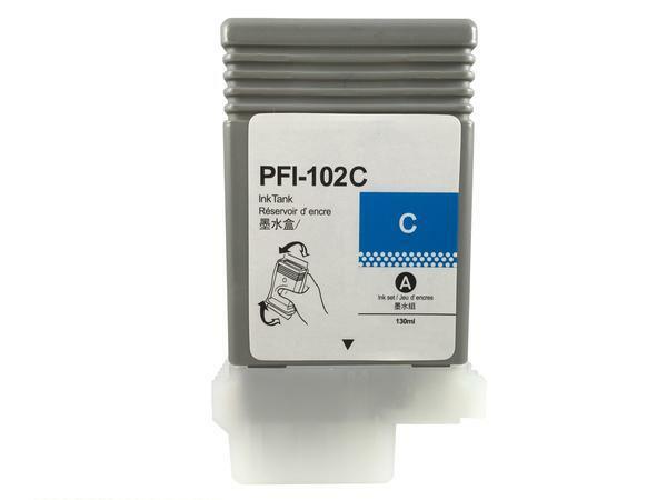 PFI-102C Cyan Compatible Canon ipf 500 510 600 605 700 710 720 INK cartridge