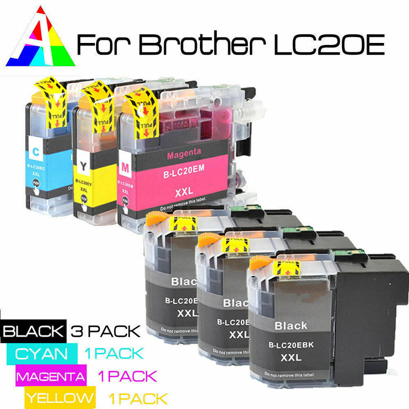 Printer Ink Cartridge for Brother LC20E LC-20E MFC-J5920DW MFC-J775DW MFC-J985DW