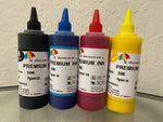 4x250ml Pigment Refill Ink For Epson Refillable Cartridges CIS CISS
