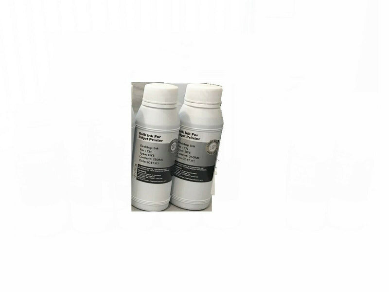 2x250ml Gray/Light Gray INK for Refill ink kit for all Canon printer cartridges