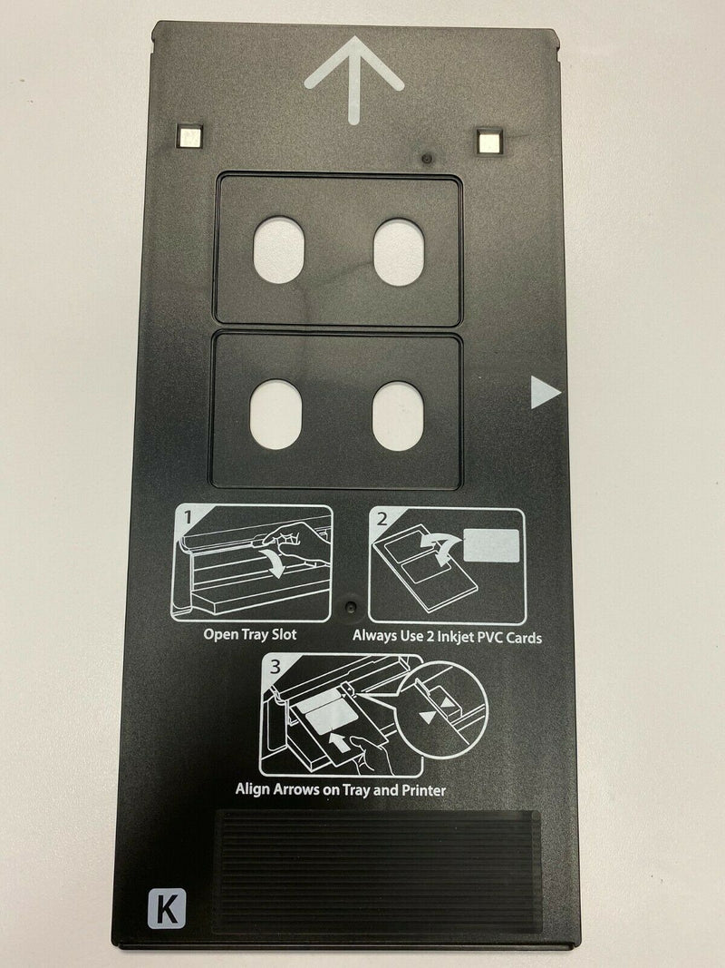 Inkjet PVC ID Card K Tray for Canon Pixma PRO-10 Pixma PRO-100 Printers