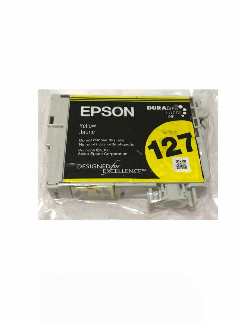Epson 127 XL Yellow Printer Ink Cartridge, Sealed in original Box