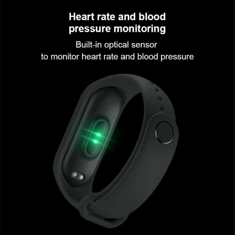 NEW Smart Band Watch Bracelet Wristband Fitness Blood Pressure Heart Rate M5