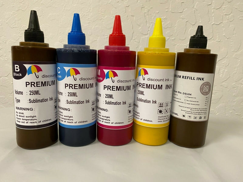 CISS for Canon PIXMA  MG6320 MG7120 MG7520 IP8720 Plus 5x250ml Sublimation Ink