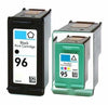 Compatible Combo HP 92 93 94 95 96 97 98 Ink Cartridges, New Chip Show Ink