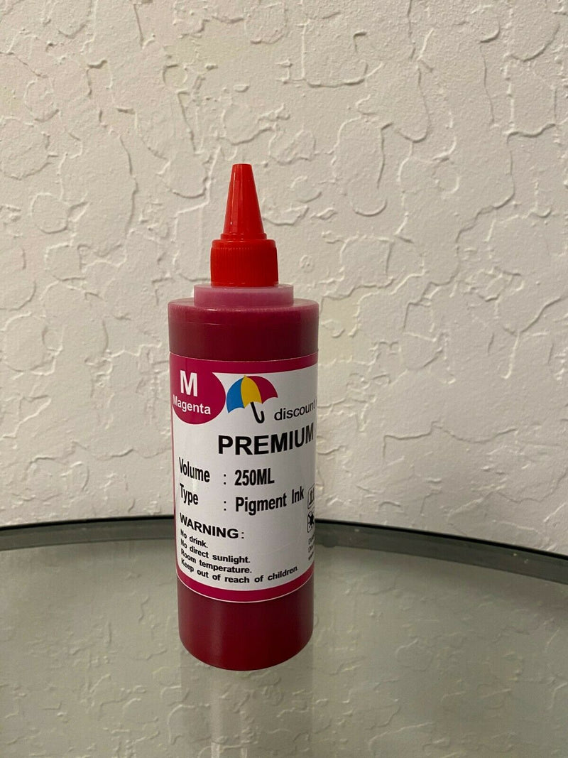 250ml Premium Pigment Magenta Ink Refill Kit for Canon PG-244/246/246XL