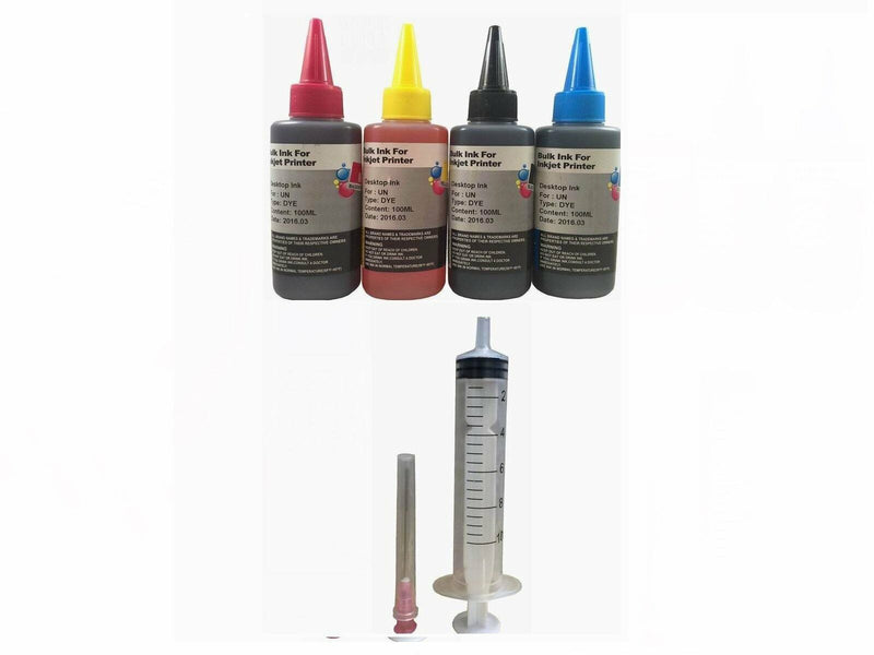 400ml Refill ink for HP 920 920XL 6500 6000 7500a 7000 + 4 Syringes and Needles