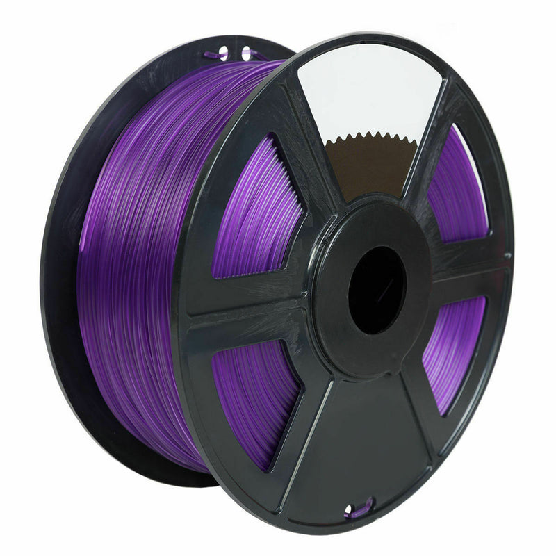 Translucent Purple 3D Printer Filament 1.75mm 1KG TPU For Print MakerBot RepRap