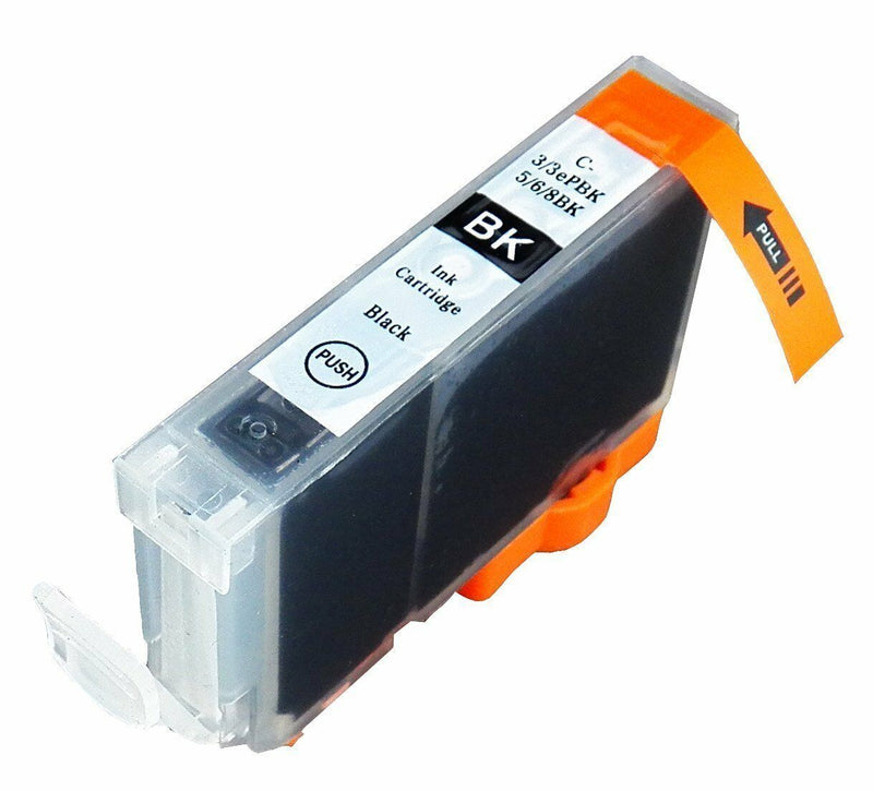 2PK Ink Cartridge for Canon CLI-8 Black iP3300 iP4200 iP4300 MP810 MP800