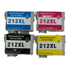 212XL 212 XL Ink Cartridge for Epson 212 XL 212XL T212XL T212 Ink Cartridges for Epson Expression Home XP-4100 XP-4105 Workforce WF-2830 WF-2850 Printer (Black Cyan Magenta Yellow, 4 Pack)