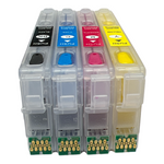 Refillable Ink Cartridge for Epson Workforce WF-4720 WF-4734 4730 4740 T802 802 XL Printer