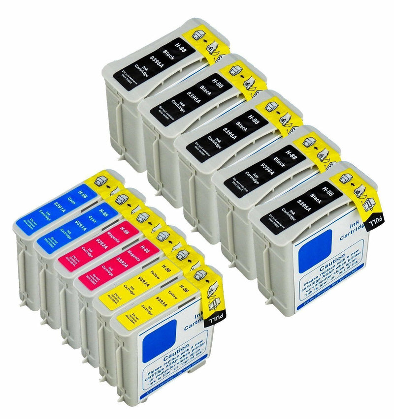 11PK Ink Cartridges Compatible For HP 88XL OfficeJet Pro K5400 K550 K8600 L7500