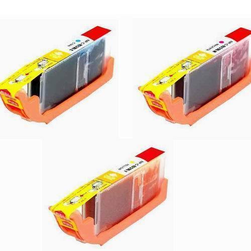 3 Pack CLI-251XL 251 XL Compatible Ink Cartridge Set for Pixma IP7220 MG5420