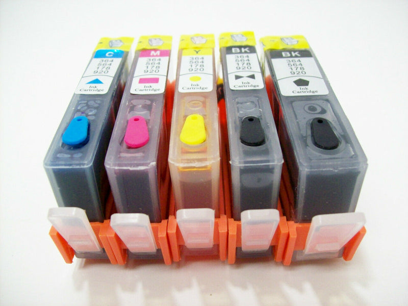 Refillable Ink Cartridge compatible for HP 564 XL PhotoSmart 7520 7515 7510 7525