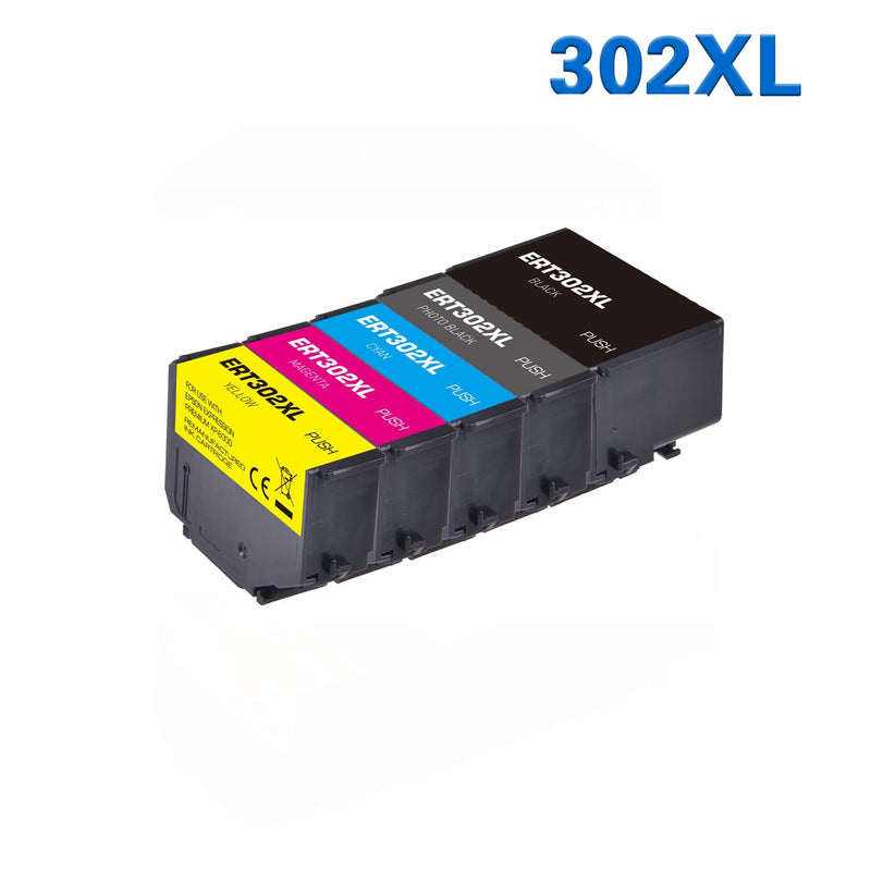 302XL Ink Cartridges for Epson 302XL 302 XL T302XL Combo Pack Ink for Expression Premium XP-6000 XP-6100 Printer (Black Photo Black Cyan Magenta Yellow, 5-Pack)