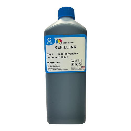 ECO Solvent (water based) ink 4X1000ml Compatible with Epson printers