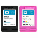 Compatible For HP 662XL Black & Color Ink Cartridges Deskjet 1015 1515 2515 2545