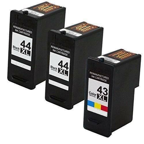 3PK Remanufactured Ink Cartridge For Lexmark 43XL & 44XL 18Y0143 18Y0144